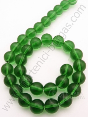 Mărgele de sticlă 12mm verde ~29 bucăți 1 bucată 343086