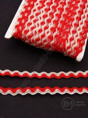 Zig-zag lat 6mm alb-rozu 1 pachet ~27 metri 411250