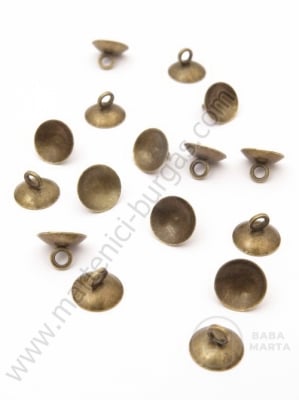 Pandantiv metalic pălărie 6x8mm culoare bronz antic 1 pachet 10 buc 301868