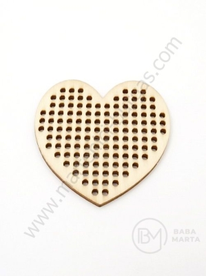 Bază din lemn pentru bijuterii brodate 50x2.5mm holes f-2mm 1 pachet 5 buc 182181