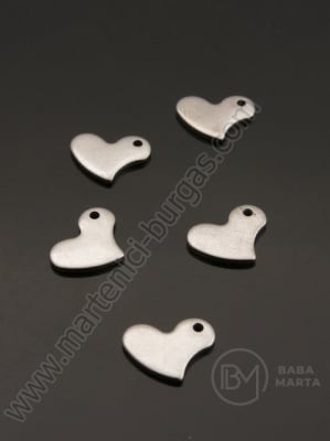 Pandantiv oțel 9x11mm 5 bucăți 309479