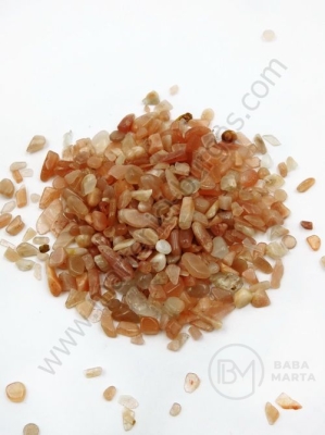 Chipsuri Moonstone maro lăptos 2~8x2~4mm fără gaură 1 pachet 40g 355702