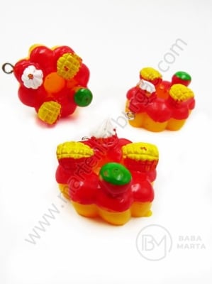 Pandantiv pentru tort din rășină ~30x~16mm gaură 1.8mm 1 pack 2 pcs 335711