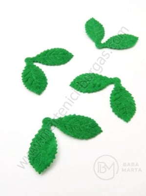 Frunze din pâslă 33x20x1mm verde 1 pack 50 pieces 181882