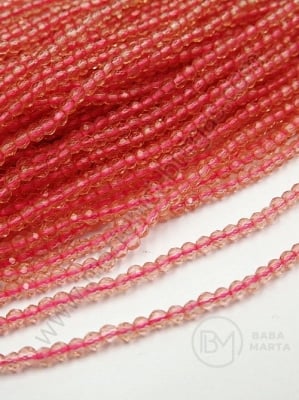 Șir de cristale ~ bilă fațetă de 2 mm ~ 200 pcs ~ 37 cm 1 buc 342603