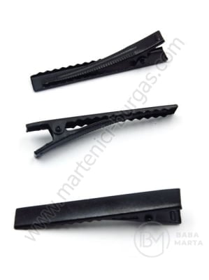 Clemă metalică 56x8mm neagră 1 pachet 10 buc 302211