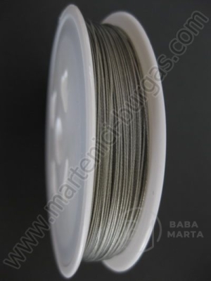 Sârmă de oțel argintiu 0,30 mm 1 rolă 50 metri 141229