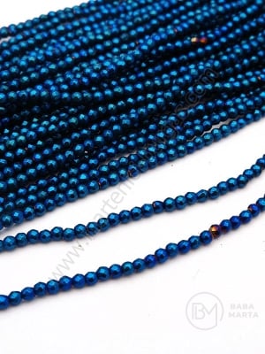 Mărgele de hematit fațetate, nemagnetice ~2mm 40cm ~200 buc 1 buc 352855
