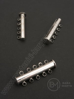 Închizator magnetică 2 bucăți 30x10x7mm color argintie 1 buc 301700