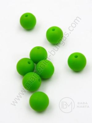 Bile de mărgele din silicon ~9mm gaură 1.5mm 1 paquet 5 buc 317028