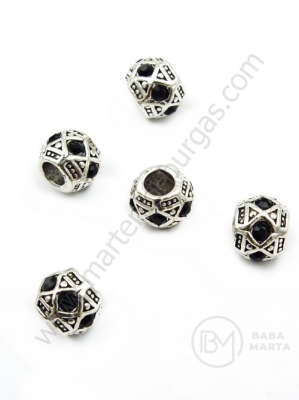 Mărgele metalice 11x9mm, pachet 1, 2 buc. 309587