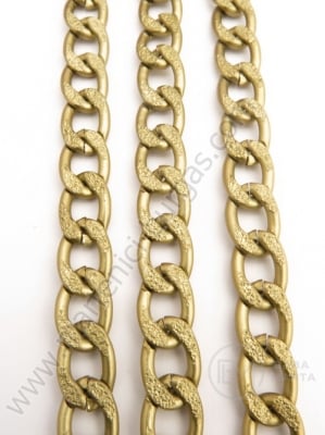 Lanț aluminiu 8x12x1x2mm bronz antic 100cm 301627