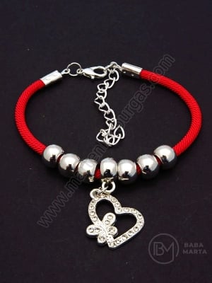 Margele metallice Martenitsa cu cristale, 1 pachet, 12 buc., 103076