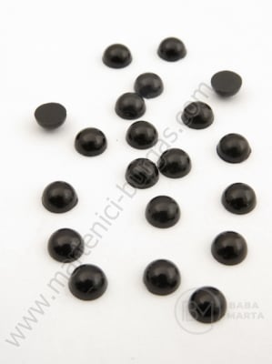 Emisferă perlă neagră 5x2.5mm 250 buc 151094