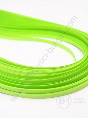 Benzi de quilling 3mm x 390mm galben verde 1 pachet 120 buc 175020