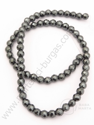 Mărgele de hematit fațetate, nemagnetice, 6mm ~65 buc 1 buc 351874