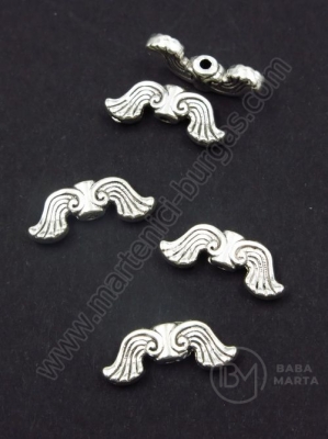 Mărgele metallice aripioare 19x7.5x3.5mm 1 pachet 10 buc 306845