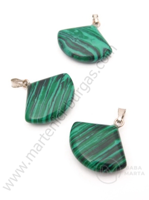 Pandantiv 18x23mm Malachit 1 buc 355315