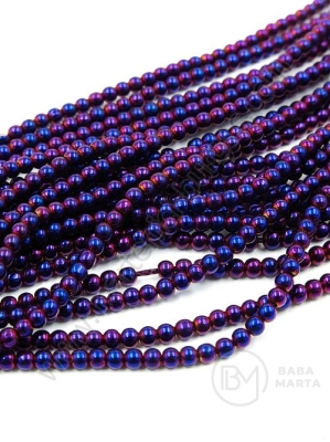 Mărgele de vitola 2.5 mm galvanizată 1 buc ~36 cm ~180 bucăți 343822