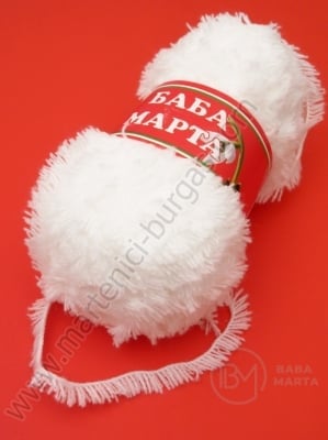Fir alb Baba Marta plush 90% acril 10% poliester ghem 50g 431199