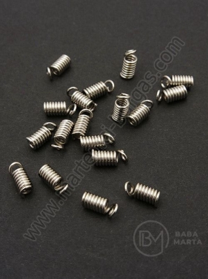 Vârf arc 7x3mm color argintie 1 pachet 50 buc 302128