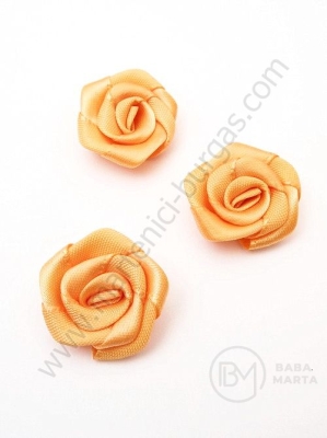 Roz satinat piersică ~25mm 1 pachet 10 bucăți 461403