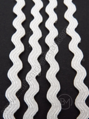 Lățime 3,5 mm zig-zag alb ~25 metri 411139