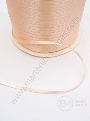 Panglică de satin 3mm color pearsică open 20 meters 451512