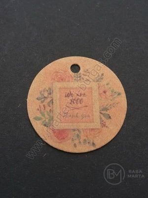 Etichete carton 30x0.4mm gaură 3mm 1 pachet 20 buc 111293