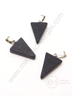 Pandantiv 20x15mm aventurină albastră 1 buc 355501