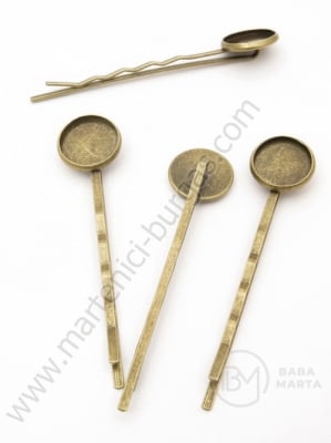 Agrafă metalică 60x14mm culoare bronz antic 1 pachet 5 buc 301846