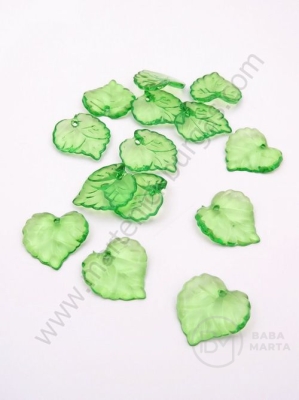 Foaie 16mm verde transparent 1 pachet ~140 buc 312085