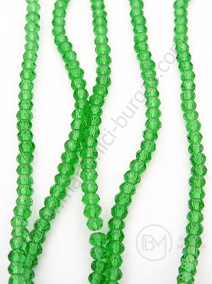 Şir de cristale ~3.2x~2.5mm gaură 0.5mm ~150 buc ~40cm 1 şir 342545