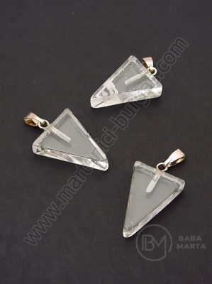 Pandantiv 20x15mm cristal de munte 1 buc 355493