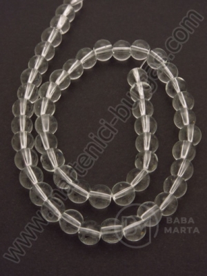 Mărgele de sticlă 6mm transparente ~55 bucăți 1 bucată 343104