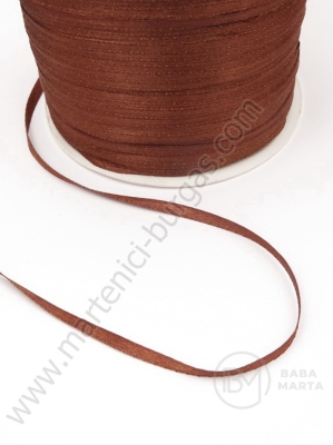 Panglică de satin 3mm maro 20 meters 451198