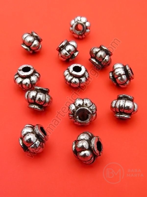 Cilindru metalizat 9x11mm bore 3.5mm 1 pachet 40g ~86buc 318678