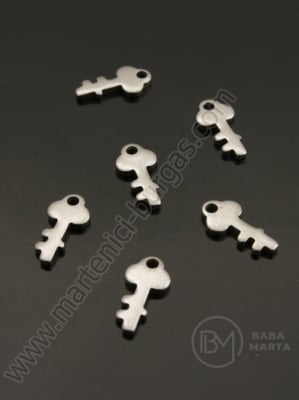 Pandantiv cheie din otel 13x6mm 5 buc 309480