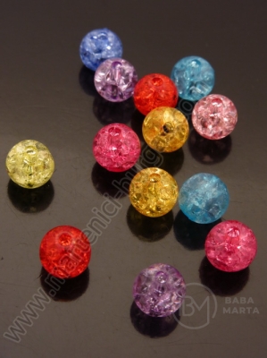 Bilă crackle 8mm mix 40g ~145 buc 311407