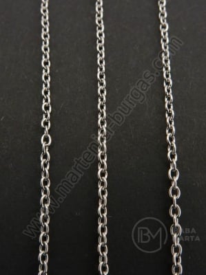 Lanț de oțel 2x1.5x0.4mm 1 metru 302222