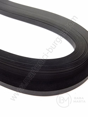 Benzi de quilling 5mm x 530mm negre 1 pachet 120 buc 175075