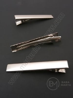 Clemă metalică 65x8mm color argintie 1 pachet 10 buc 301956
