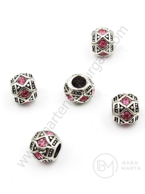 Mărgele metalice 11x9mm, pachet 1, 2 buc. 309591