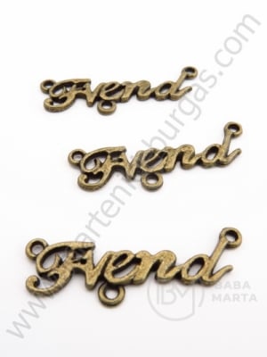 Element de conectare 35x10x2mm bronz negru 10 buc 308250