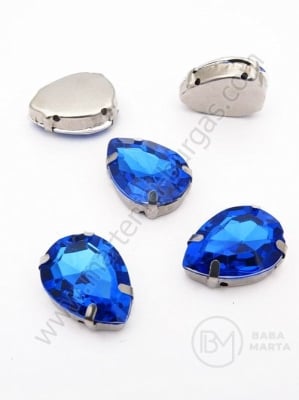 Pietriș acrilic 13x18mm blue în coș metalic 1 pachet 4 buc 151721