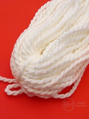 Cablu PAN răsucit alb ~4mm 30 metri 402101