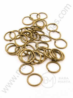 Inel metalic 8mm bronz antic 100 bucăți 301063