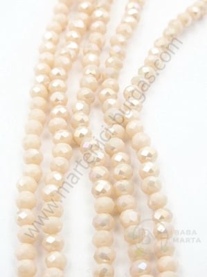 Șir de cristale 4x3mm curcubeu solid 1 buc 41cm ~120 buc 342474