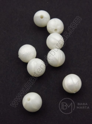 Bilă de mărgele din silicon ~9mm gaură 1.5mm 1 paquet 5 buc 317018