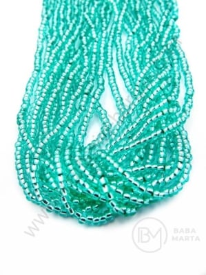 Mărgele cehe PRECIOSA din glass 2mm ~55cm şir 1 paket 12 şiruri 331704